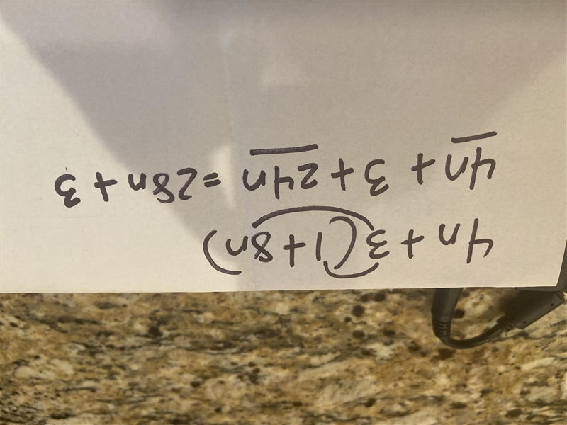 4n+3(1+8n) distribute and combine like terms-example-1