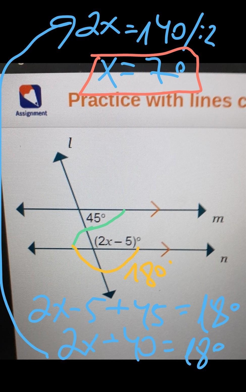 What is the value of x ​-example-1