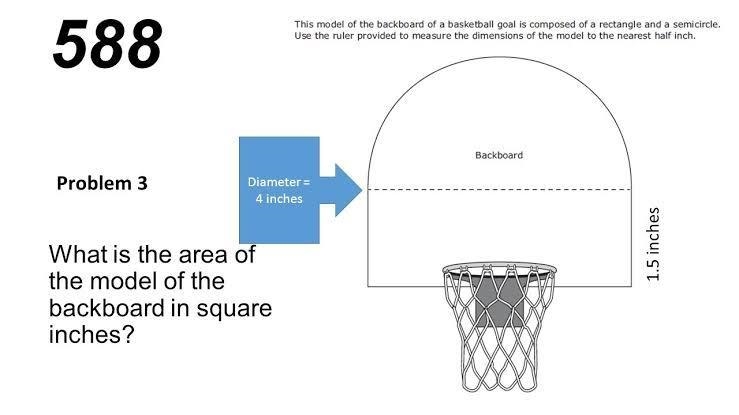 This model of the backboard of a basketball goal is composed of a rectangle and a-example-1