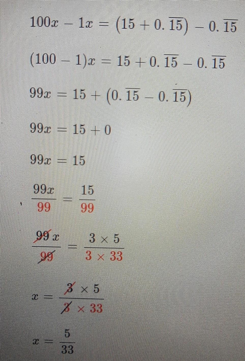 How you would convert the repeating, nonterminating decimal to a fraction? Explain-example-1