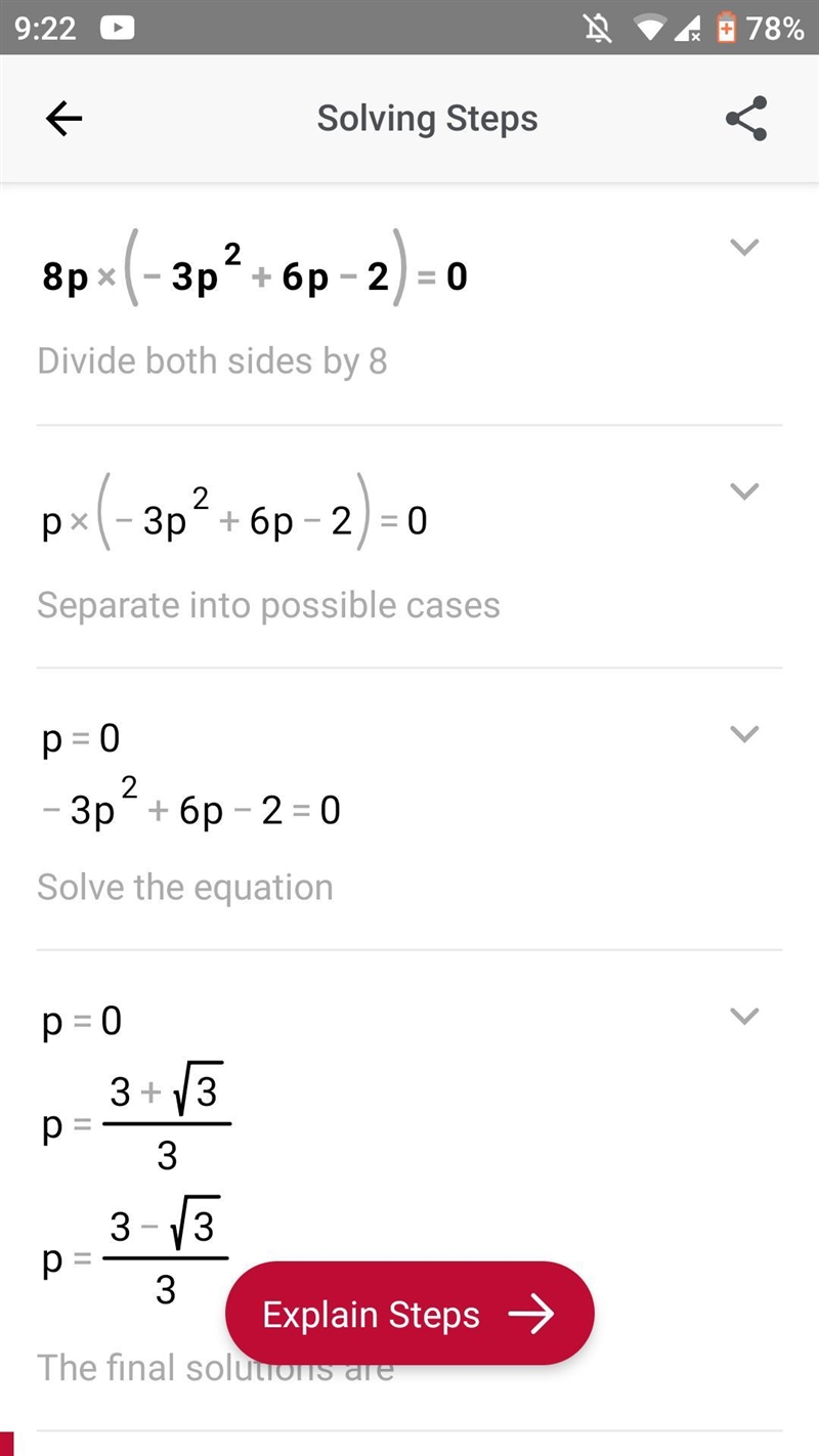 Simplify the product. 8p(-3p2+6p-2)-example-1