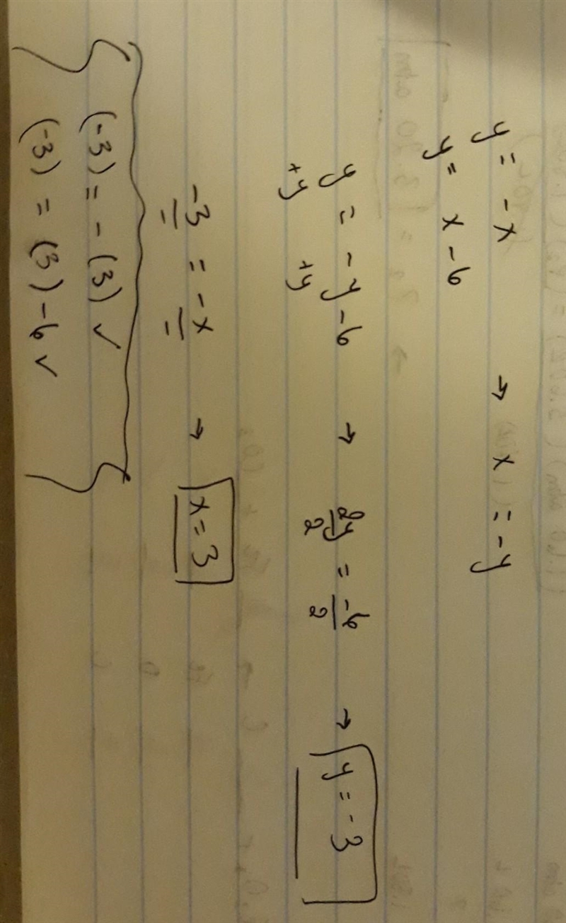 Somebody answer plz and thanks if u do Solve each linear system. Verify each solution-example-1