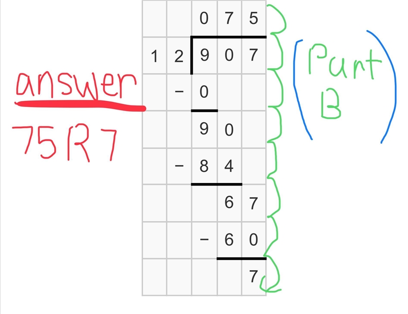 5. Use long division: a. 483 ÷ 15 b. 907÷12​-example-2