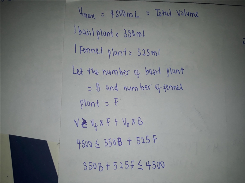 Two-variable inequalities word problems Go to lesson page Problem Michelle has a maximum-example-1