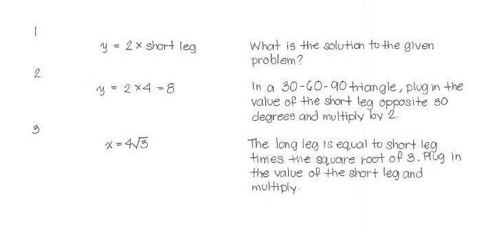 Find the value of each variable. Write your answer in simplest radical form.-example-1