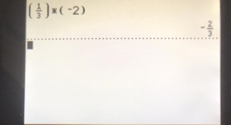 (1/3)•(-2) = ? Please answer ASAP!! :)-example-1