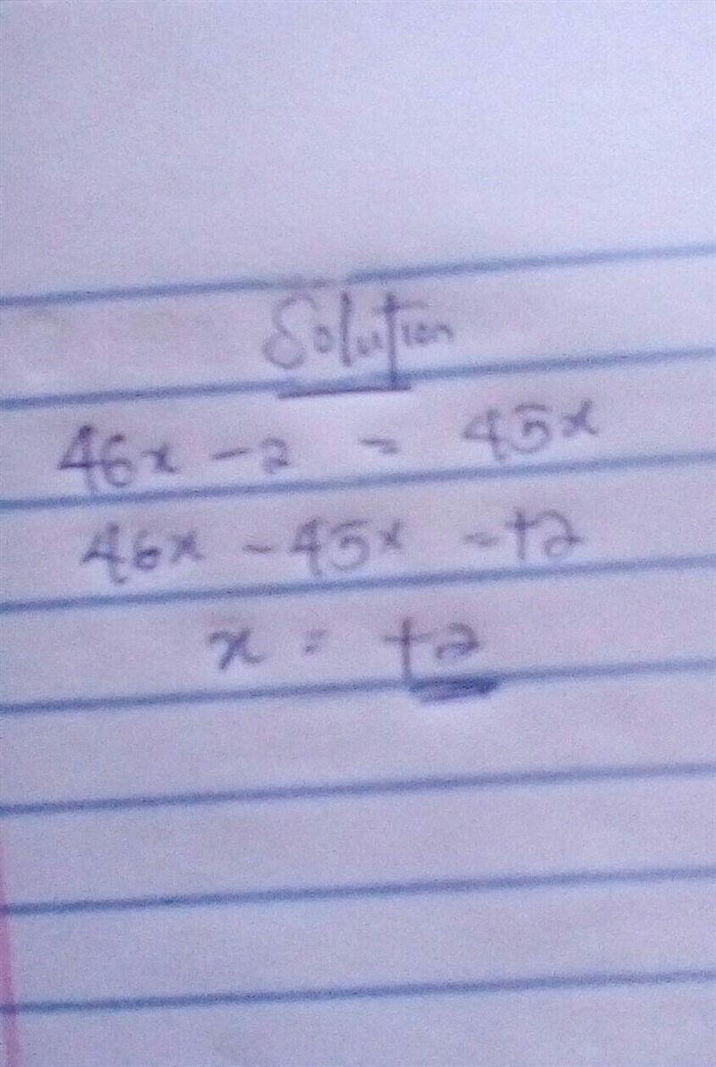 First Identify the Angle relationship, then solve for x.-example-1