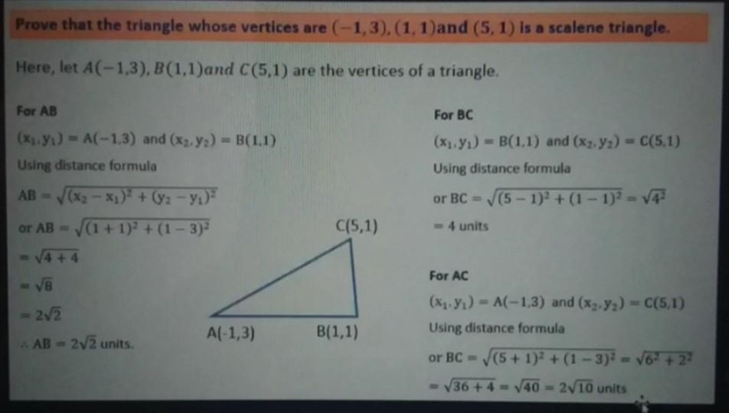 Prove that the following shape is a square. AC-3,3) B(4,4), C(5,-3) D(2-1)-example-1