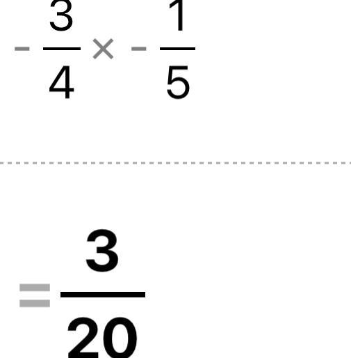 -3/4 x -1/5= What is the answer??-example-1