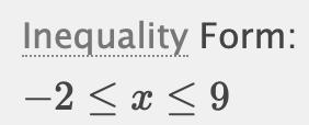 |2x-7| ≤ 11 Solve. Graph the solution set on a number line.​-example-1