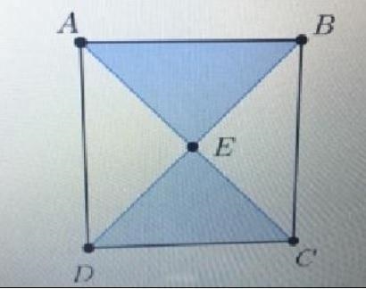 In rectangle ABCD, point E lies half way between sides AB and CD and halfway between-example-1