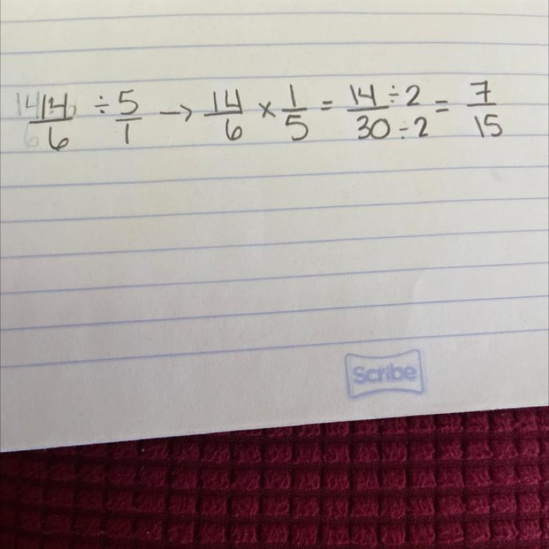 14:6 divided by 5 ( the 14:6 is a ration )-example-1