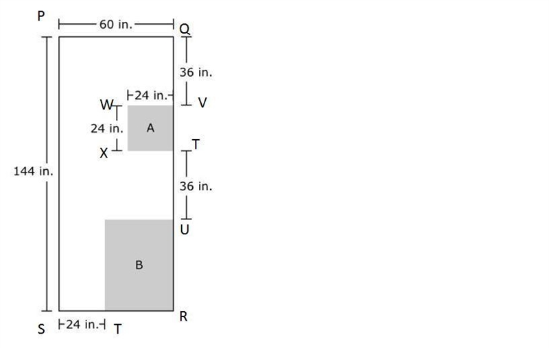 A metal shop is cutting a rectangular piece of sheet metal with a width of 60 inches-example-1