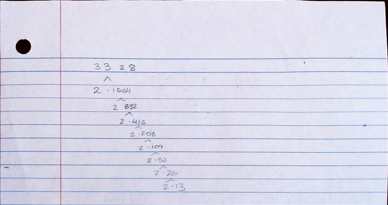 What is the largest prime factor of 3328?-example-1