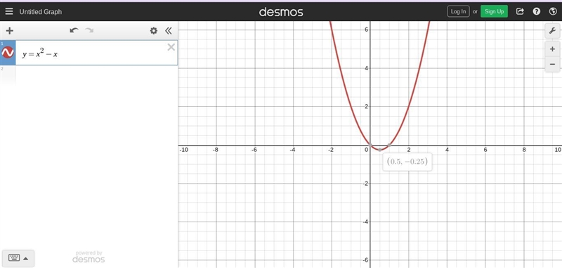 Pleas solve this for me y=x^2-x-example-3