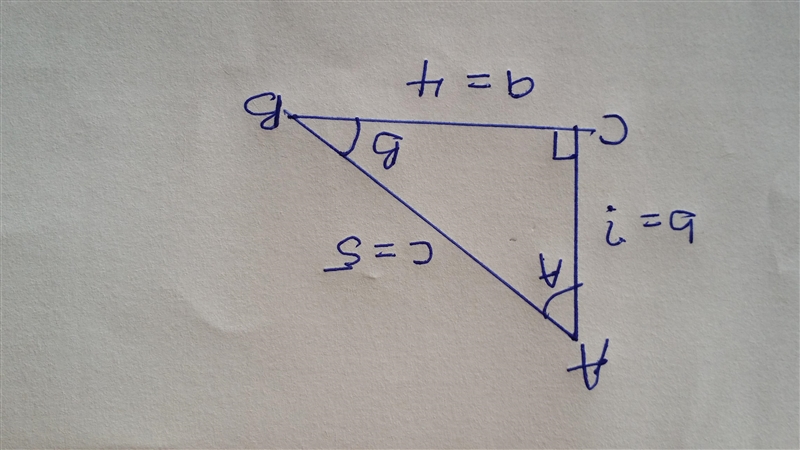 Based on the image below, if you know that , find the following: a) sin A b) cos A-example-1