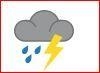 If you were viewing this weather symbol, what type of weather conditions would you-example-4