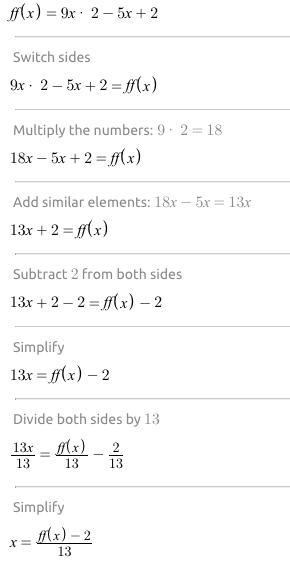 1 2 3 4 5 Find f(-2). f(x) = 9x2 - 5x + 2-example-1