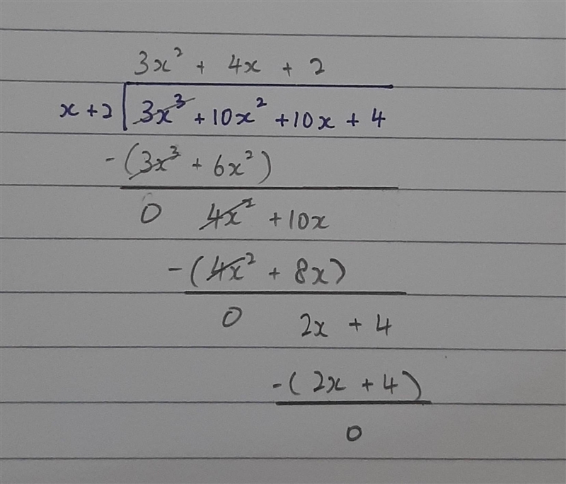 (Please answer!) What is the quotient (3x^3+10x+4)÷(x+2)? Answer choices below:-example-1