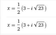 Please solve x^2 − 3x = −8-example-1