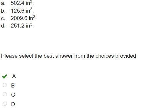 Find the volume of the cylinder. Use 3.14 for . Round your answer to the nearest tenth-example-1