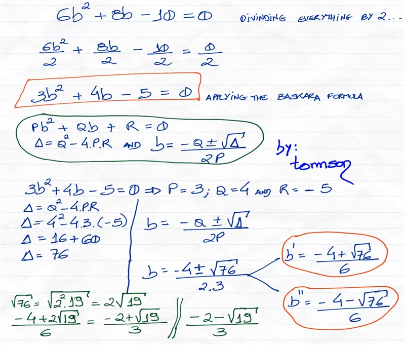 6b^2+8b-10=0 please show how to do work-example-1