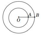 if OA= 3 & AB= 2 what is the ratio of the circumference of the smaller circle-example-1