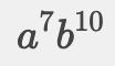 PLSSSS HELP ASAPPPP simplify the expression:(a b^2)·(-b^4 a^3)^2-example-1