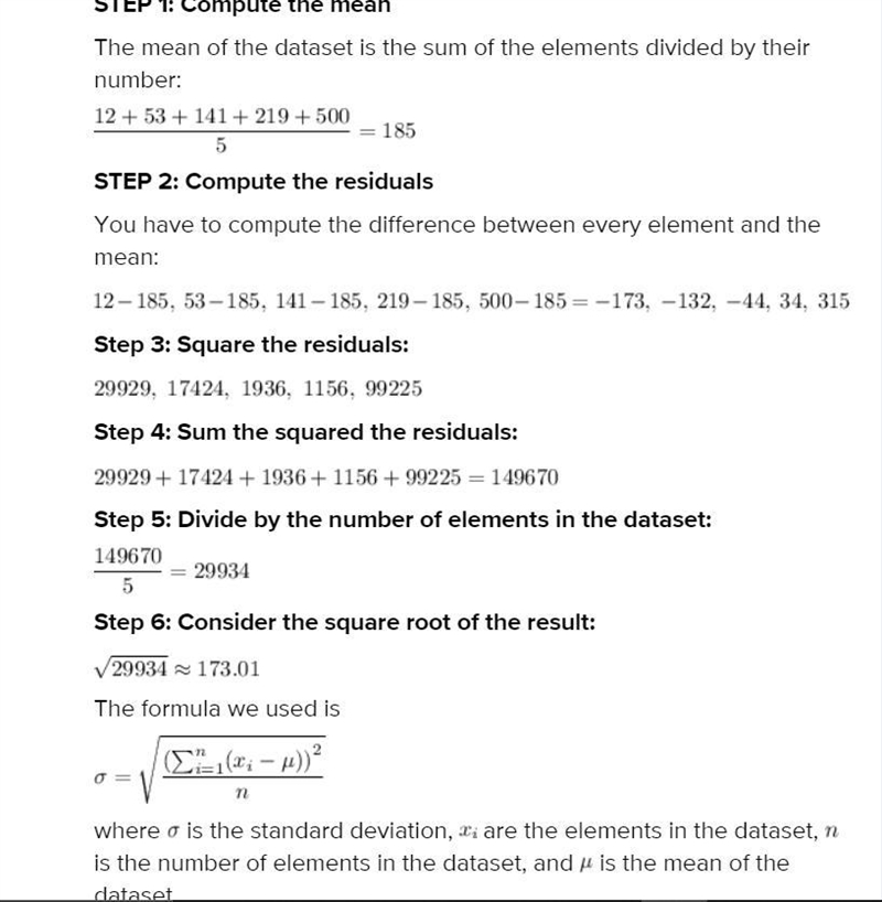 Find the standard deviation of the given data rounded to the nearest hundredth. 12, 53, 141, 219, 500-example-1