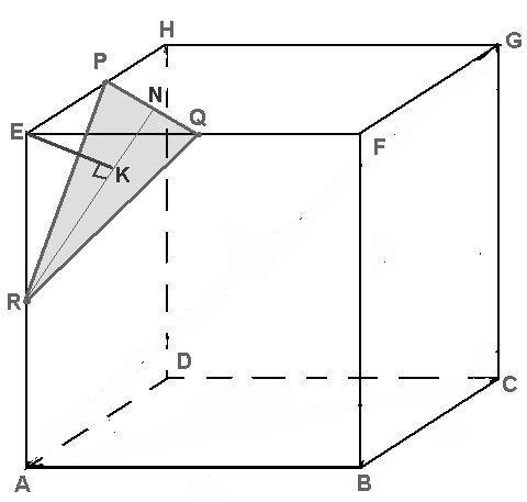 the length of each side of the ABCD EFGH cube is 6cm. If point P is located in the-example-1