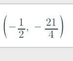 What is the vertex of the function x^2+x-5-example-1