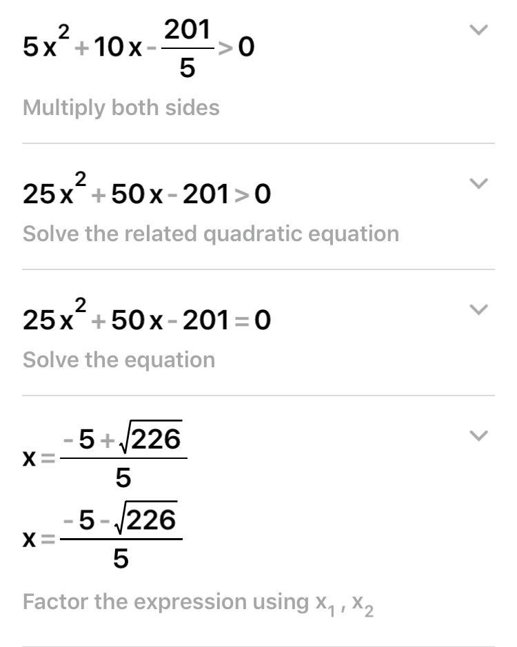 What is the solution set to the inequality 5(x - 2)(x + 4) > 02?-example-1