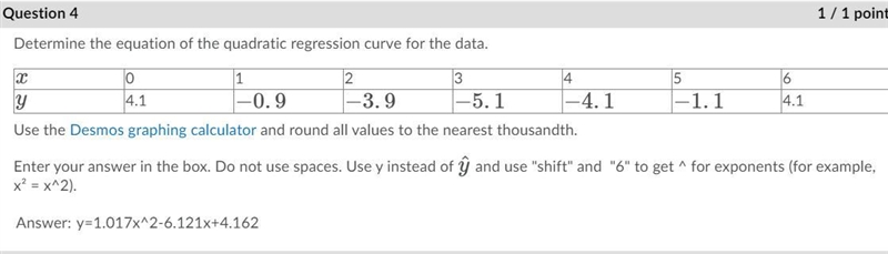 2.) The equation yˆ=−8.74x2+50.57x+39.02 models the number of customers in a store-example-4