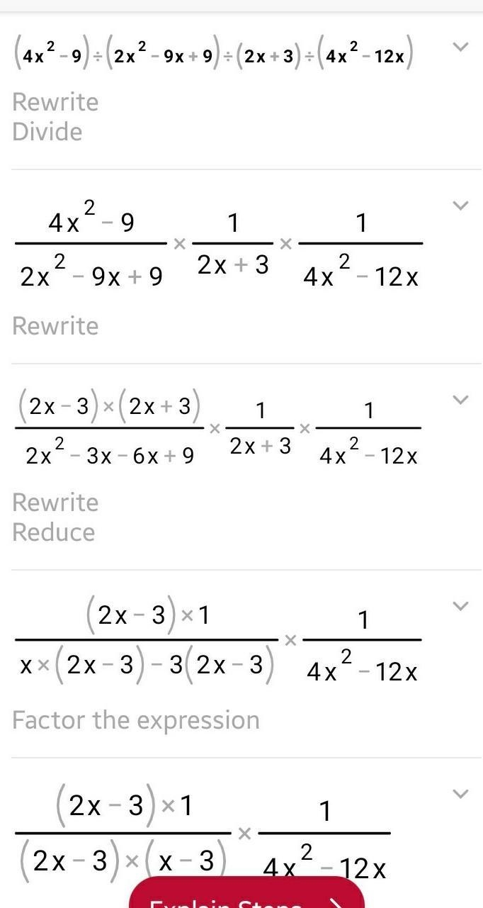 (4x^2-9)/(2x^2-9x+9) / (2x+3)/(4x^2-12x)-example-2