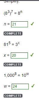 Simplify 81^5 = 3^x x=-example-1