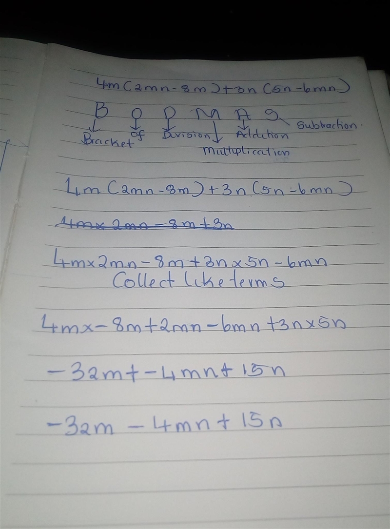 4m (2mn-8m) +3n (5n-6mn) please help me​-example-1