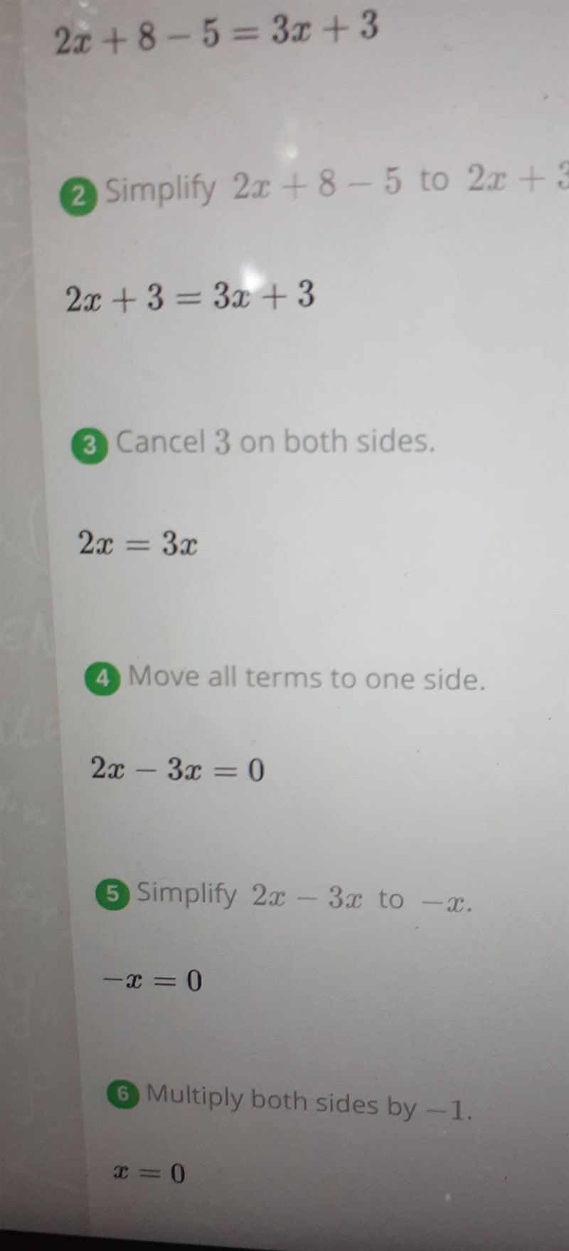 2(x + 4) - 5 = 3x + 3-example-1