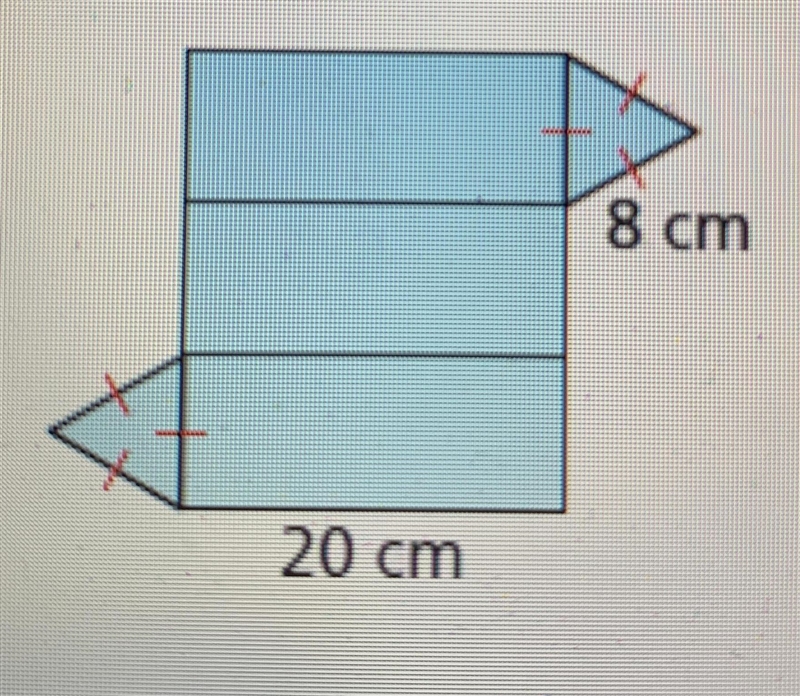 Find the surface area of the solid formed by the net. Round your answer to the nearest-example-1