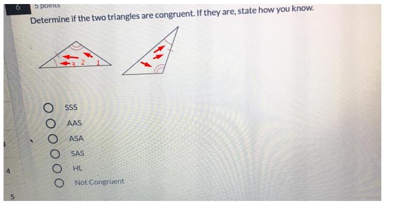 Determine if the two triangles are congruent.-example-1