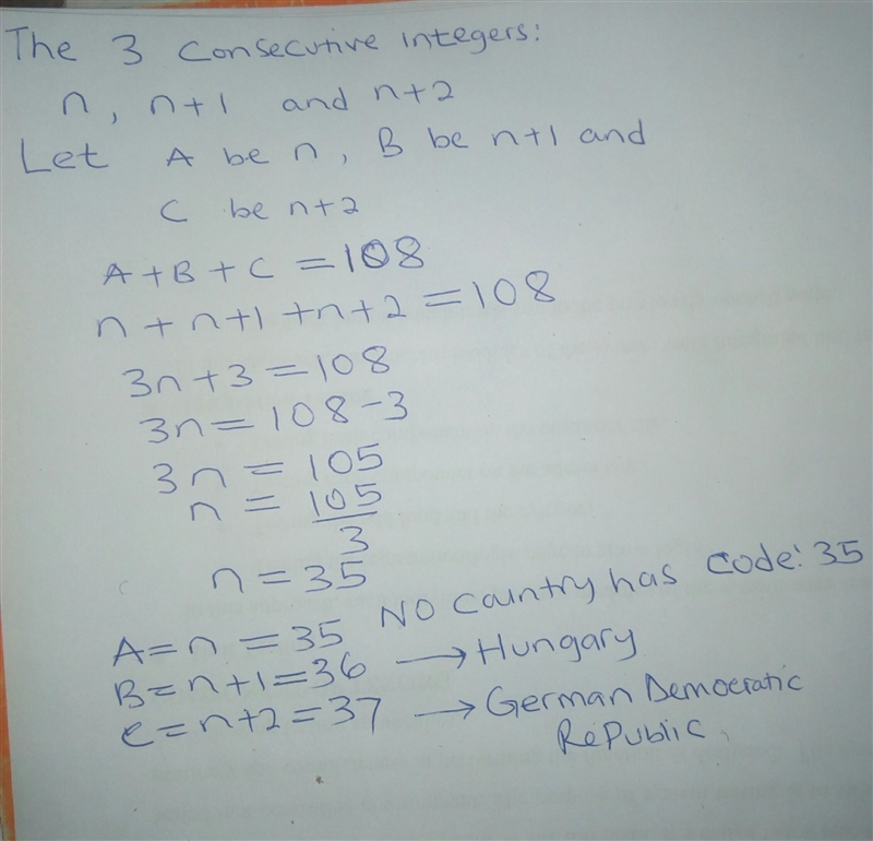 To make an international telephone call, you need the code for the country you are-example-2