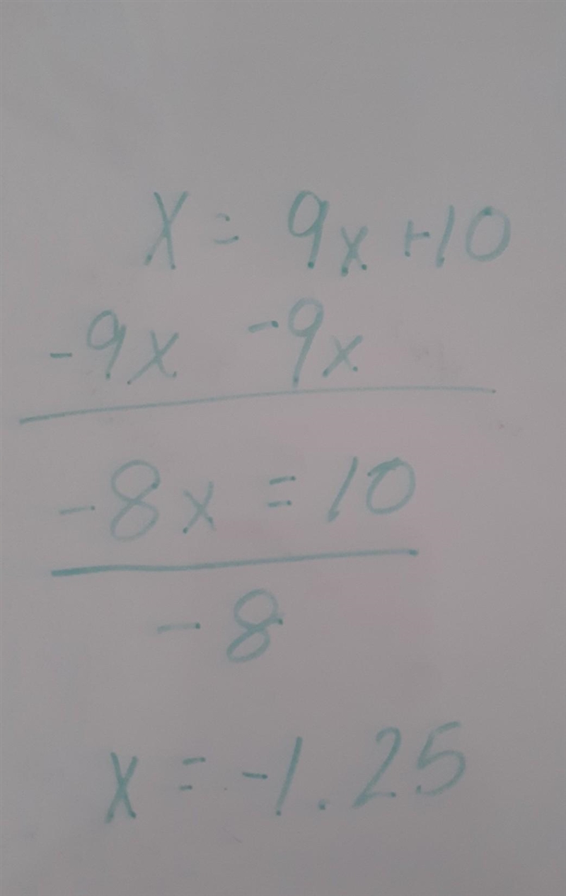 Angle 1 = 9x + 10 Angle 2 = x-example-1