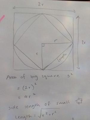 NEED HELP ASAP!!!!!! LOTS OF POINTS FOR ANSWER!!! The figure shows a circle, of radius-example-1