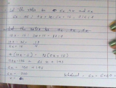 4. A sum of money is divided among Khairul, Michael and Ethan in the ratio 6:4:5. After-example-1