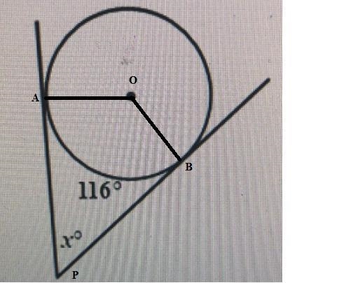 What is the value of angle x°?-example-1