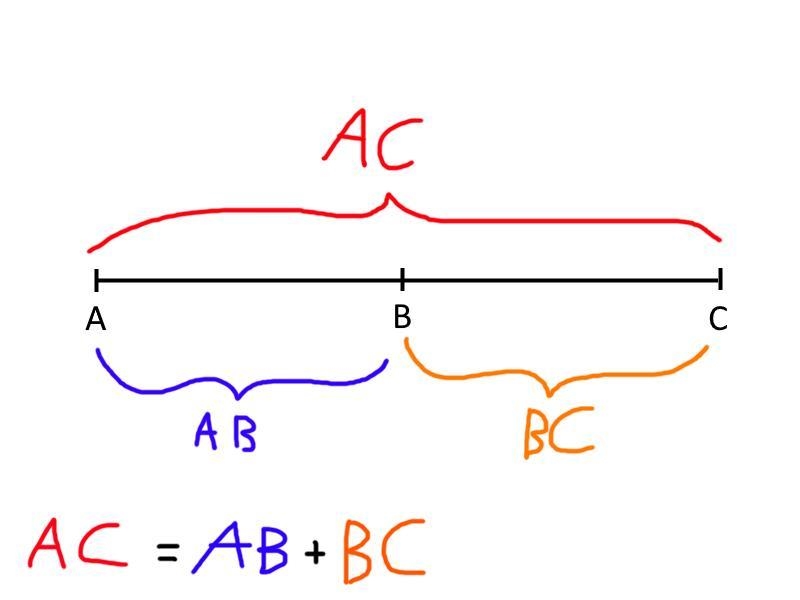 B is the midpoint of ac. Ab = x+9 and bc = 3x-7 find x and ac-example-1