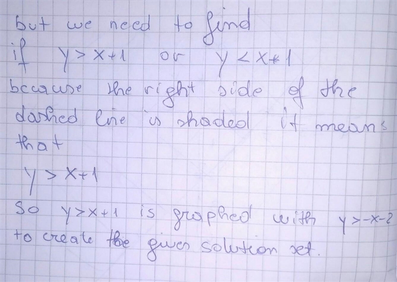 On a coordinate plane, 2 dashed straight lines are shown. The first line has a positive-example-3