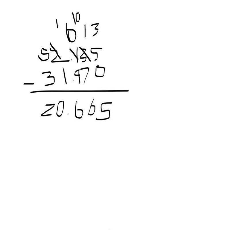 Find the different of 52.135 and 31.47-example-1