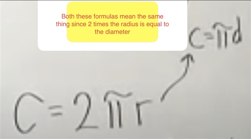 If r is the radius of a circle and d is its diameter, which of the following is an-example-1