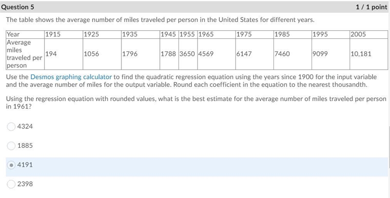 2.) The equation yˆ=−8.74x2+50.57x+39.02 models the number of customers in a store-example-5