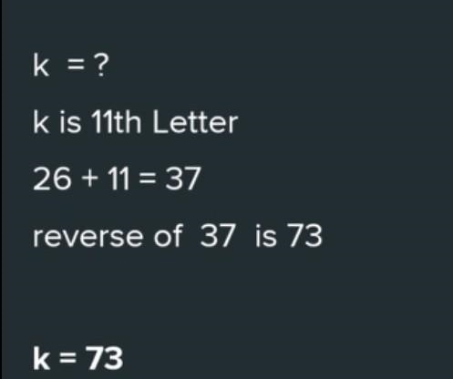 A=72, e= 13,m=93 t= 64 then k=?-example-2